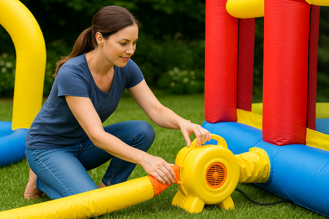 🏡 הפעלת מתקנים מתנפחים בבית - איך עושים את זה נכון ובטוח?