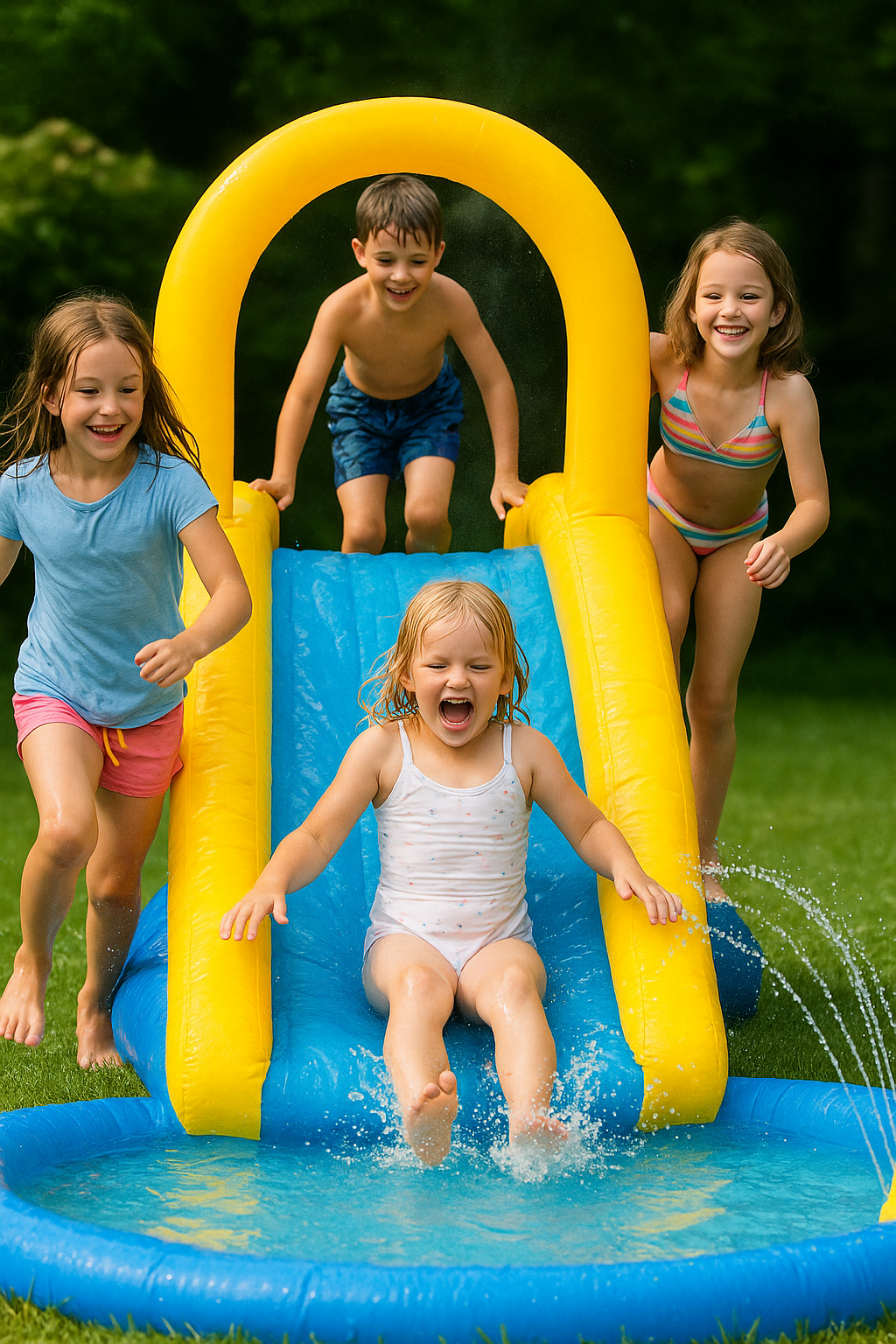 🌊 מגלשת מים ביתית - המדריך המלא לקיץ מושלם עם הילדים