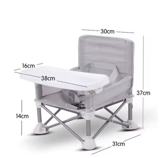 כיסא אוכל לתינוקות קל, קומפקטי ומתקפל