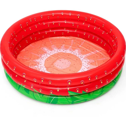 בריכה מתנפחת עגולה בעיצוב תות שדה 51145