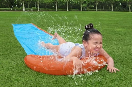 מגלשת מים משטח החלקה רטוב חד מסלולי 4.88 מטר| H20GO | מק"ט 52326 | Bestway