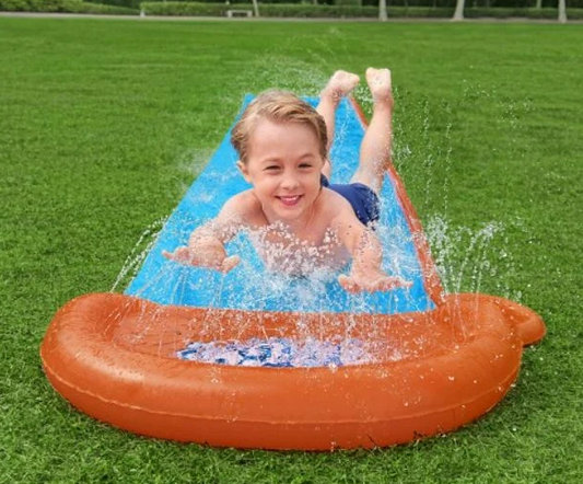 מגלשת מים משטח החלקה רטוב חד מסלולי 4.88 מטר| H20GO | מק"ט 52326 | Bestway