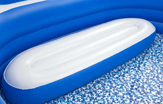 בריכה משפחתית עגולה + ספסל+ 2 מחזיקי כוסות ומשענת ראש | 2.31X2.19X79 ס"מ | מקט BESTWAY | 54422|