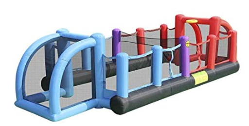 הפי הופ - מתקן מתנפח מגרש כדורגל משולב עם כדורסל כדורעף - HAPPY HOP 9072N