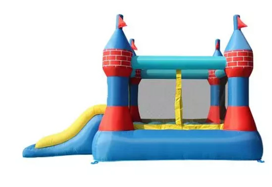 9512 מתקן קפיצה מתנפח טירה עם מגלשה כפולה - Happy Hop