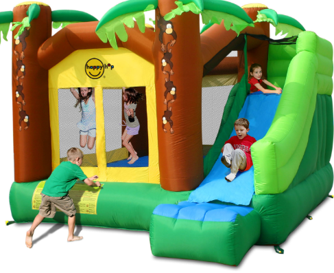 jungle climb and slide bouncy house - שמח עד הבית מקט 9164