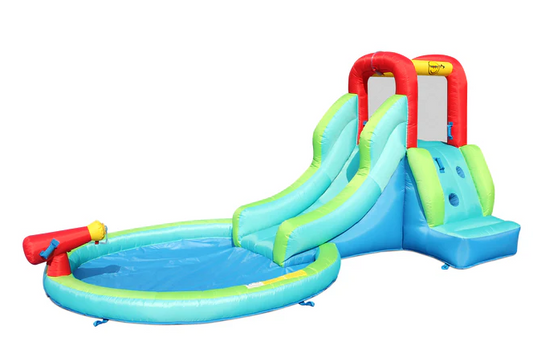 🌊 מגלשת מים עם בריכה לפעוטות דגם 9452 מבית HAPPYHOP