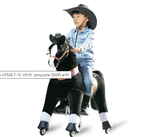 פוני סייקל סדרה 5UX שחור - שמח עד הבית