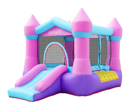 מתקן קפיצה מתנפח הטירה הורודה| 82011B מקט|DOCTOR DOLPHIN| 82011B