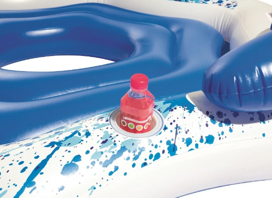 אי צף לבריכה/ים כולל משענת גב 43111 Bestway שמח עד הבית