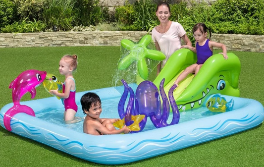 בריכה מתנפחת לילדים האקווריום המדהים (239X206X86 סמ) 53052 מבית BESTWAY