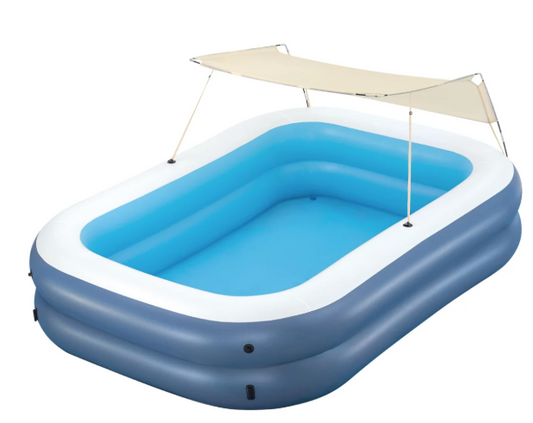 בריכה מתנפחת לילדים ולמשפחה מוצלת (2.54X1.78X1.40 ס"מ) 54449 מבית BESTWAY