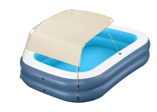 בריכה מתנפחת לילדים ולמשפחה מוצלת (2.54X1.78X1.40 ס"מ) 54449 מבית BESTWAY
