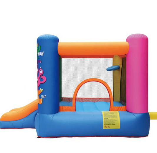 מתקן קפיצה מפלצות מתנפח בינוני 62127 JUMPER מגלשה + משטח קפיצה