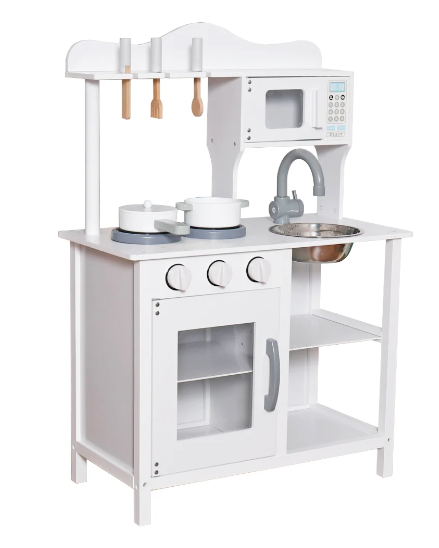 מטבח עדי מעץ לילדים | מקט W10C404 | בית העץ | שמח עד הבית