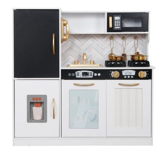 מטבח הראל - מטבח עץ חדשני עם פאנל אורות וצלילים אלקטרוני