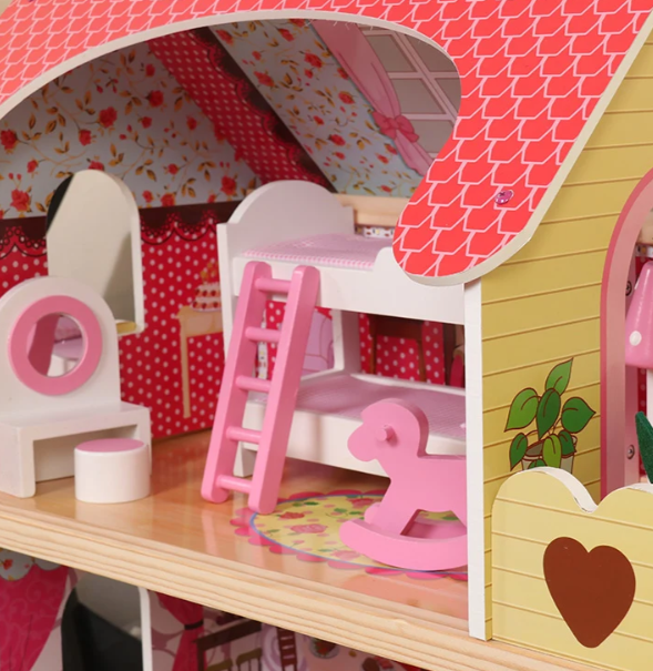 בית בובות רונית מעץ לילדים | מקט W06A333E שמח עד הבית