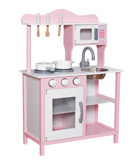 מטבח שני - מטבח עץ חלומי לילדים בעיצוב קלאסי ומתוק