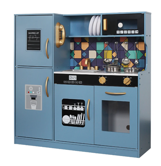 מטבח טופז - מטבח עץ מאובזר למשחק בטוח ומהנה