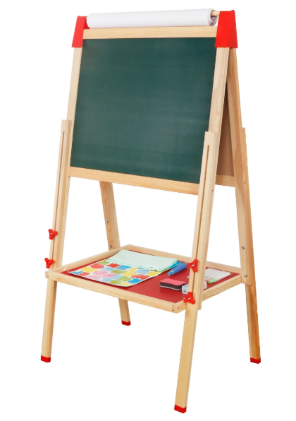 לוח ציור מתכוונן לילדים לגיר וטוש מגנטי| מקט W12B196B| שמח עד הבית