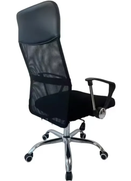 כיסא מנהלים ארגונומי אלגנטי עם ידיות בצבע שחור DAVID