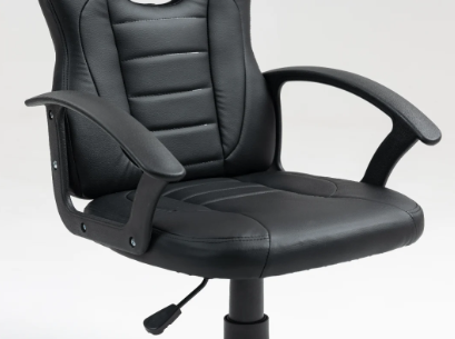 כיסא תלמיד ארגונומי לנוער עם ידיות בצבע שחור  - A301