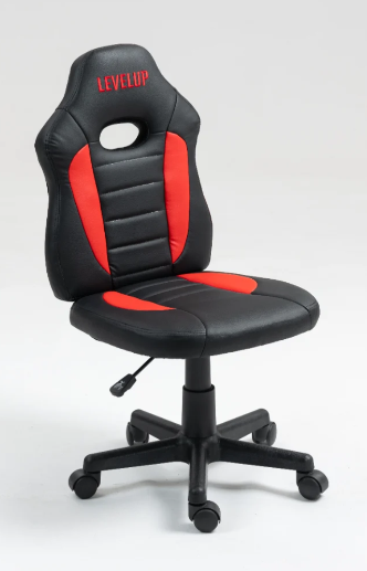 כיסא תלמיד ארגונומי לנוער בצבע שחור ואדום| מקט LEVEL UP | S301-BR |שמח עד הבית