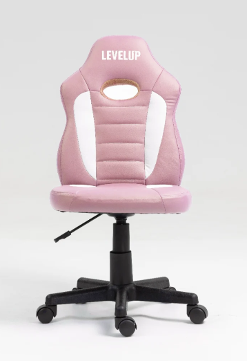 כיסא תלמיד ארגונומי לנוער בצבע ורוד ולבן S301-PW שמח עד הבית