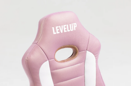 כיסא תלמיד ארגונומי לנוער בצבע ורוד ולבן S301-PW שמח עד הבית