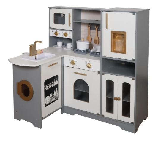 מטבח פינתי אלקטרוני דורון אפור לילדים W10C968BN