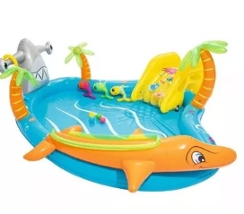 בריכה לילדים - דולפין וכריש