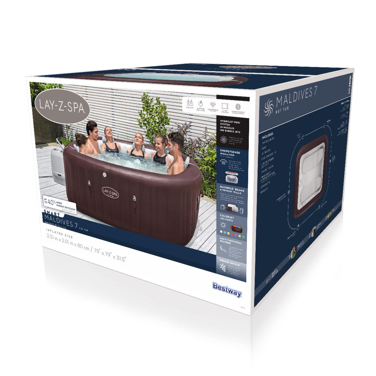 ג'קוזי מתנפח מלדיבים Bestway 6001U - תמונה 10