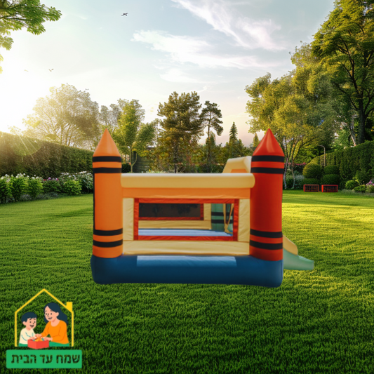 מתקן קפיצה מתנפח גדול צבעי פנדה D4234 |