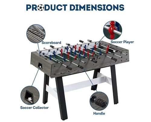 שולחן משחק כדורגל ריברסטון 48 אינץ TR348223