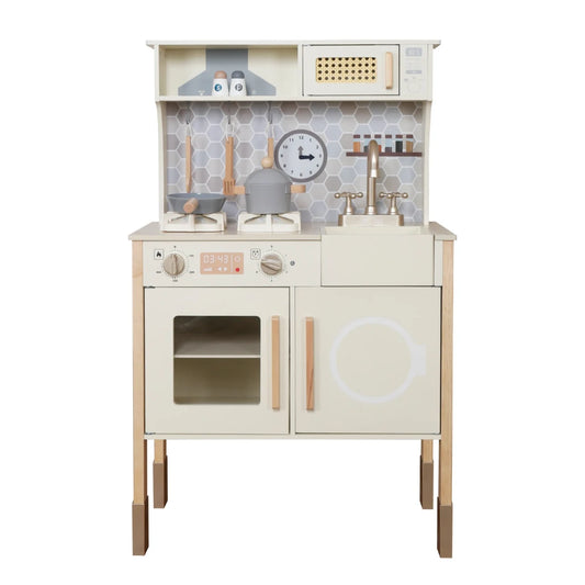 מטבח לילדים מעץ אלקטרוני יובל W10C948D | שמח עד הבית