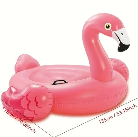 מזרן פלמינגו ענק לבריכה – סטייל, נוחות וכיף בקיץ אחד! 🌞💖