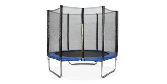 JUMPY JUMP מבית OSA305  טרמפולינה + סולם 10 פיט בצבע כחול (305 סמ)