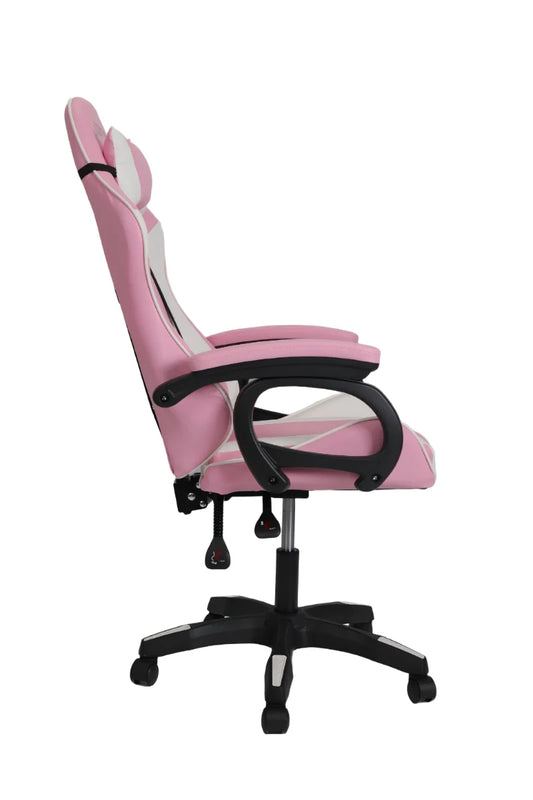 כיסא גיימינג ורוד LEVEL UP 2024-1P - שמח עד הבית