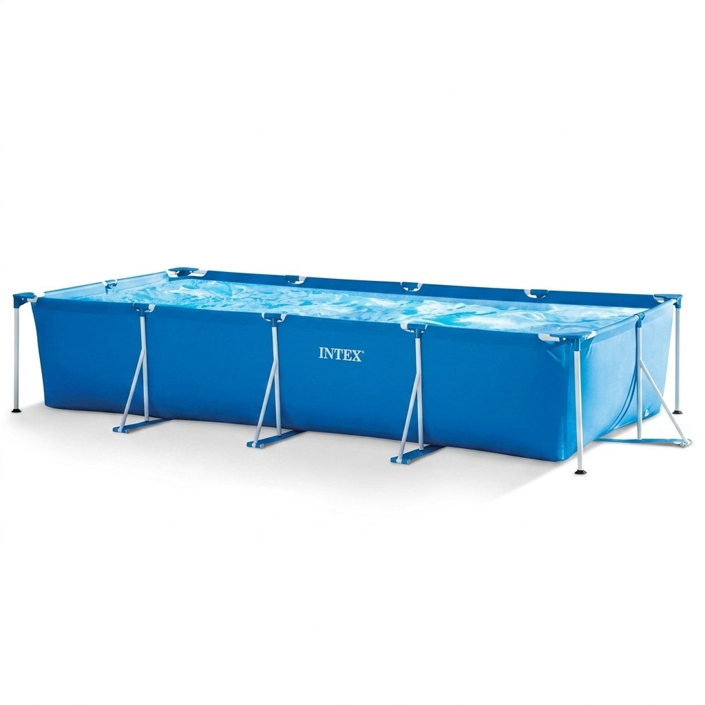 בריכות
בריכת עמודים מלבנית כחולה 450X220X84 סמ 28273 מבית INTEX