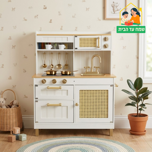מטבח אלקטרוני מעץ לילדים פראג ראטן