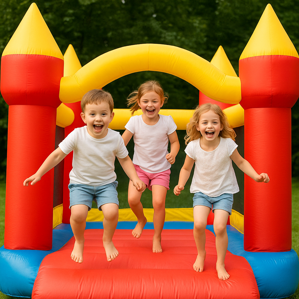 🏰 איך לבחור מתקן מתנפח לחצר - המדריך החכם של "שמח עד הבית"