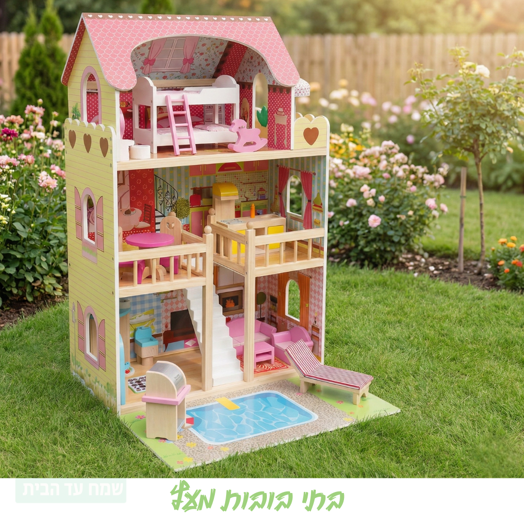 בתי בובות מעץ