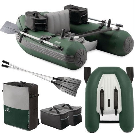 סירת דייג מתנפחת Big Catch Pro עם משוטים וסנפיר - שמח עד הבית (תמונה 6)