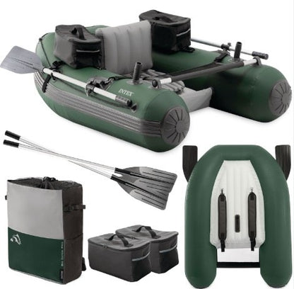 סירת דייג מתנפחת Big Catch Pro עם משוטים וסנפיר - שמח עד הבית (תמונה 6)