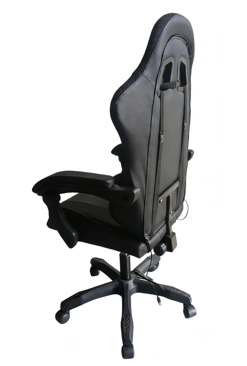 כיסא גיימינג LEVEL UP שחור עם תאורת RGB - שמח עד הבית