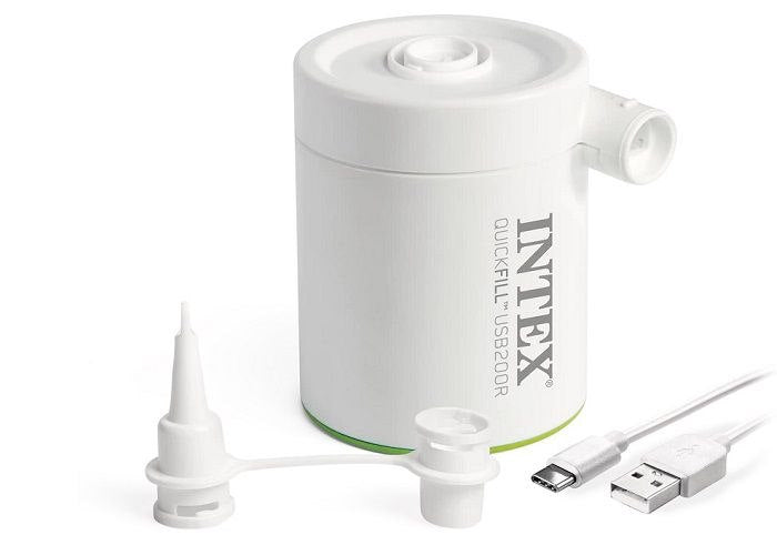 משאבת ניפוח נטענת USB עם ניפוח ופריקה - שמח עד הבית