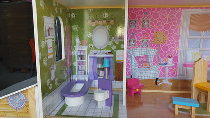 בית בובות מאיה מעץ לילדים W06A358