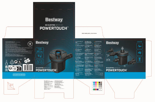 משאבה חשמלית Bestway לניפוח מזרונים ברכב DC 12V - שמח עד הבית
