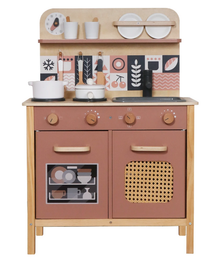מטבח אופיר מעץ לילדים | מקט W10C947 | בית העץ | שמח עד הבית