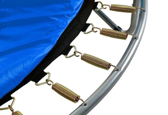 טרמפולינה + סולם 10 פיט בצבע כחול (305 סמ)